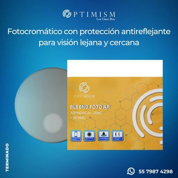 Mica blended bifocal con antireflejante